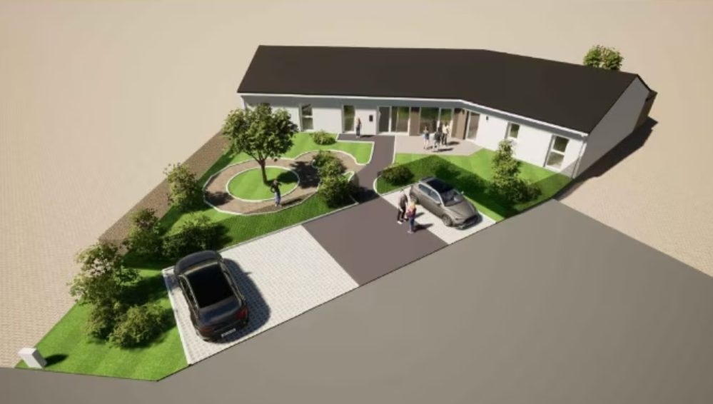 Rendu 3D de la maison en construction à Asfeld